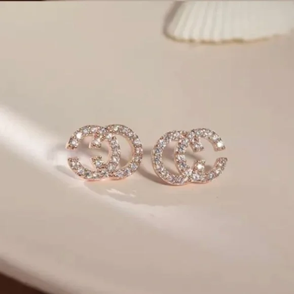Cc Zircon Crystal Earrings - Picture 9 of 12